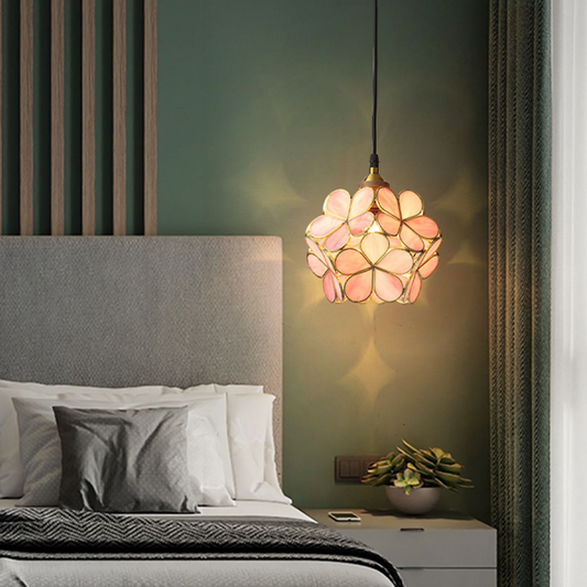 Suspension Pétale en Verre - Élégance Moderne et Design Vintage pour Votre Intérieur