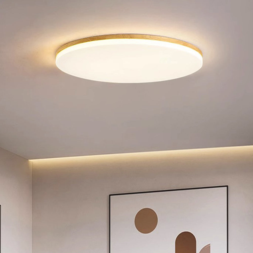 Plafonnier LED Rond Simple en Acrylique – Design Minimaliste et Économique