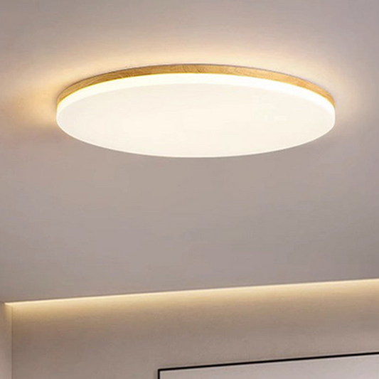 Plafonnier LED Rond Simple en Acrylique – Design Minimaliste et Économique