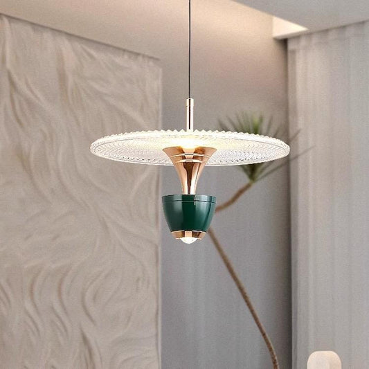 Suspension LED Moderne en Forme de Disque – Lampe Élégante pour Salon et Cuisine