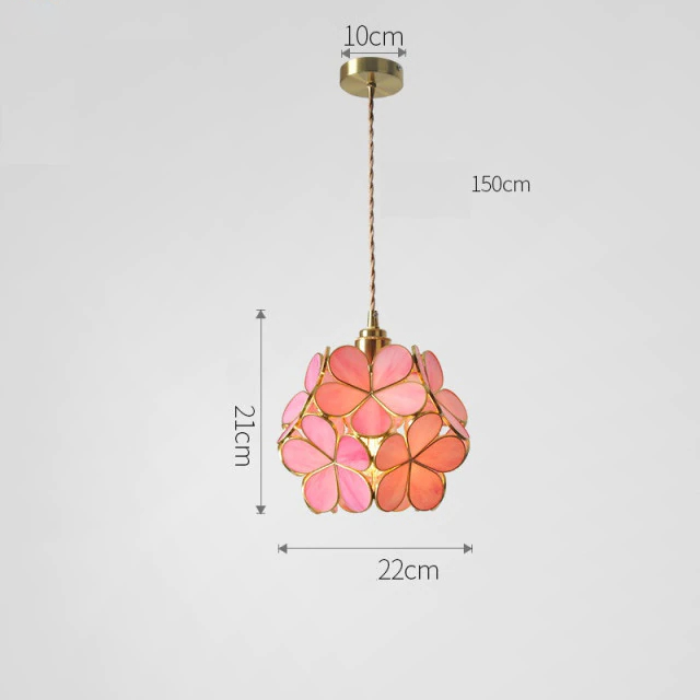 Suspension Pétale en Verre - Élégance Moderne et Design Vintage pour Votre Intérieur