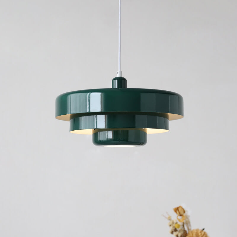 Suspension Vintage Multi-Couches – Éclairage Moderne et Raffiné