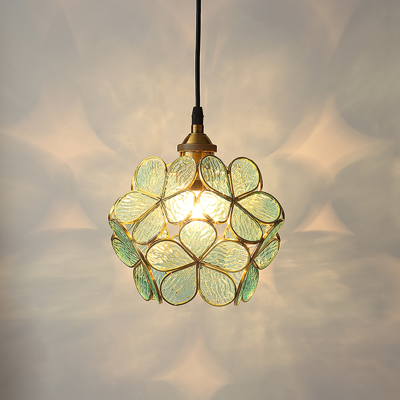Suspension Pétale en Verre - Élégance Moderne et Design Vintage pour Votre Intérieur