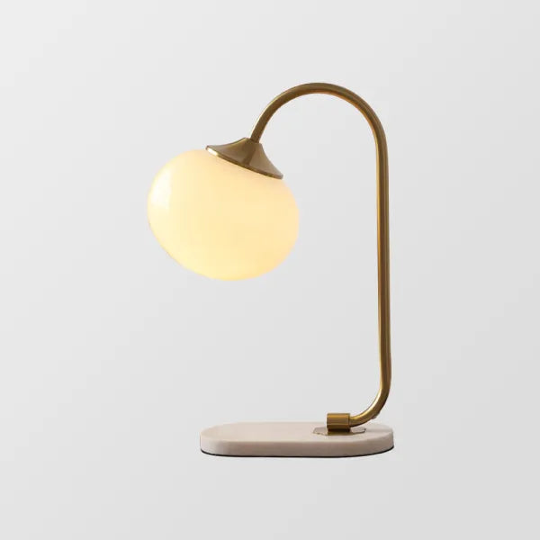 Lampe de Table Marshmallow - Design Moderne en Métal et Verre avec Éclairage Doux