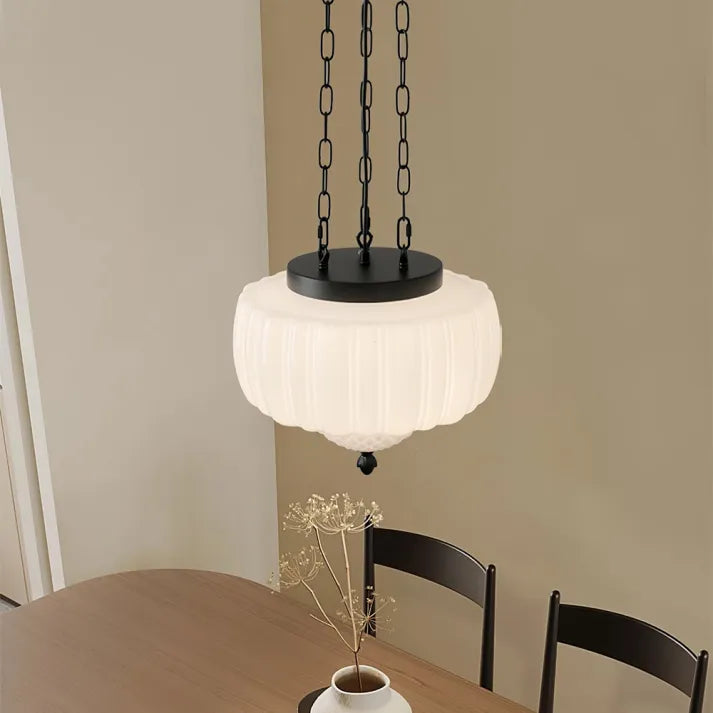 Suspension Minimaliste Blanche Moderne – Élégance Contemporaine