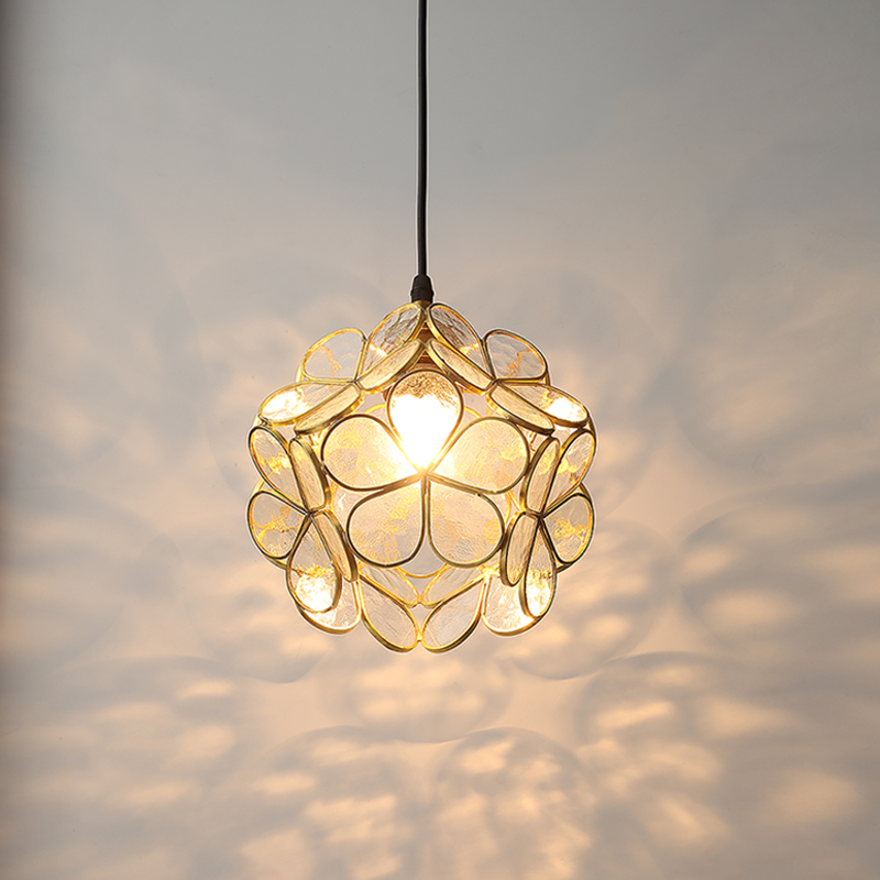 Suspension Pétale en Verre - Élégance Moderne et Design Vintage pour Votre Intérieur