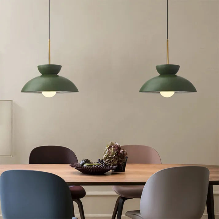 Lampe Pendante Nordic Simple Augustus – Design Minimaliste en Métal et Résine