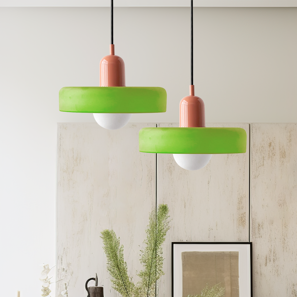 Suspension Bauhaus - Lampe Moderne en Verre, Design Élégant et Fonctionnel