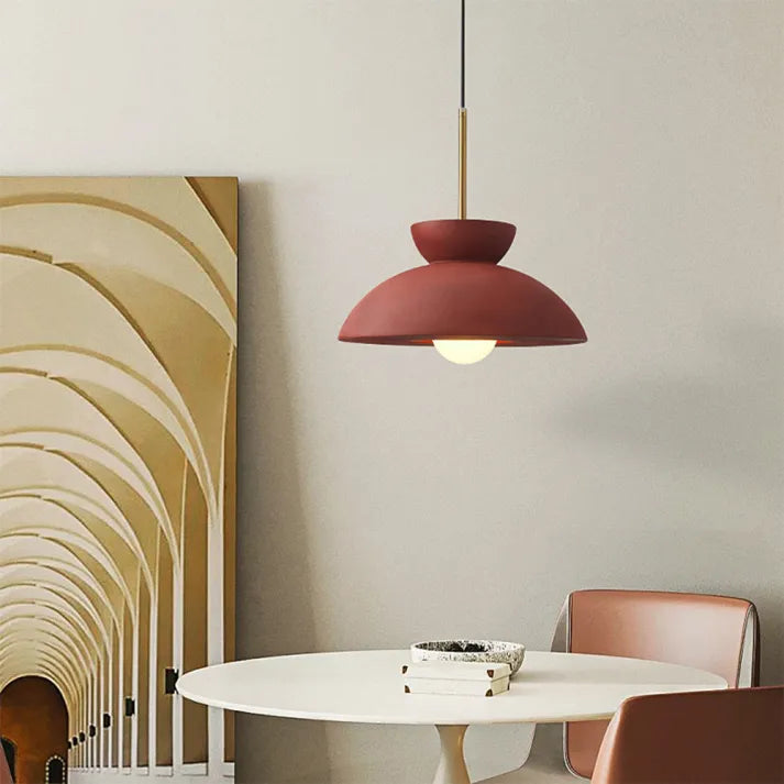 Lampe Pendante Nordic Simple Augustus – Design Minimaliste en Métal et Résine
