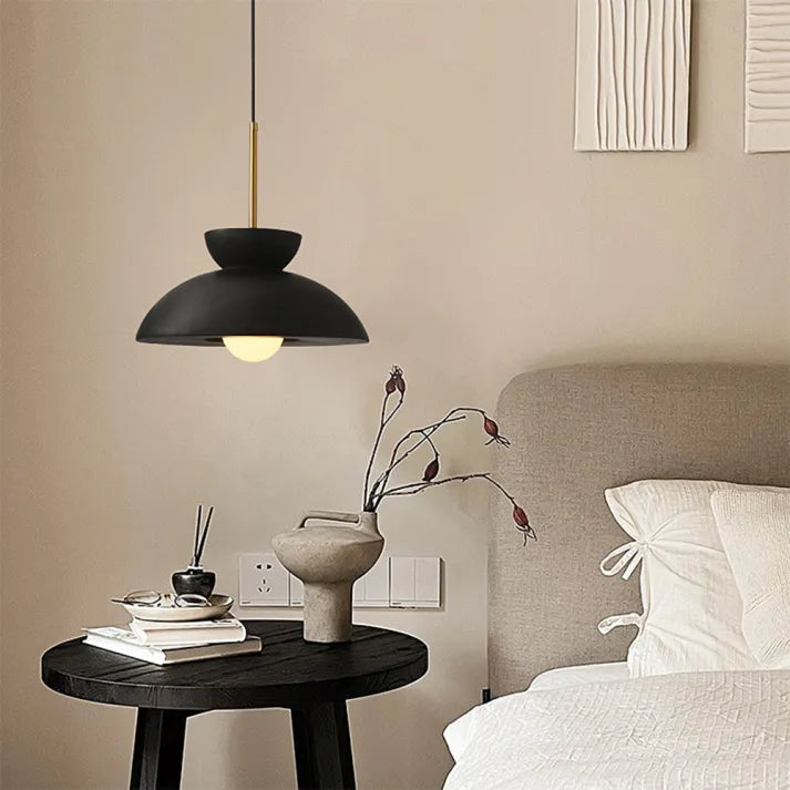 Lampe Pendante Nordic Simple Augustus – Design Minimaliste en Métal et Résine