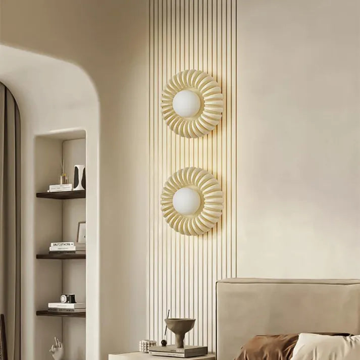 Applique Murale Moderne en Résine - Éclairage Créatif Design Contemporain