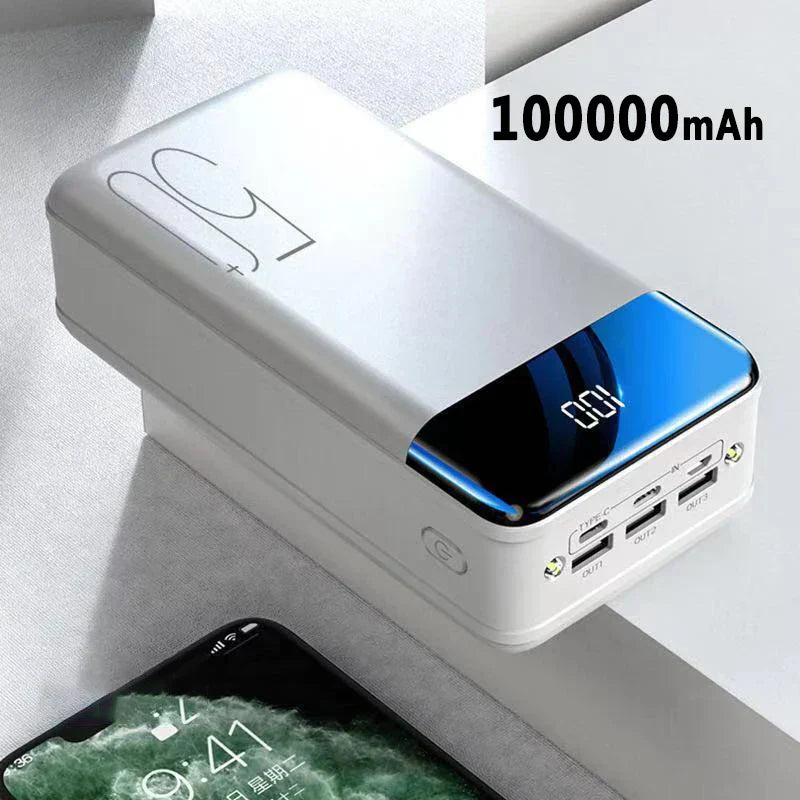 TitanCharge | Batterie Externe 100 000mAh Ultra Haute Capacité