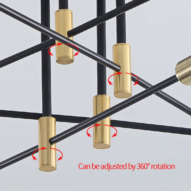 Suspension ORBITA – Éclairage Moderne en Métal avec Ampoule LED E27