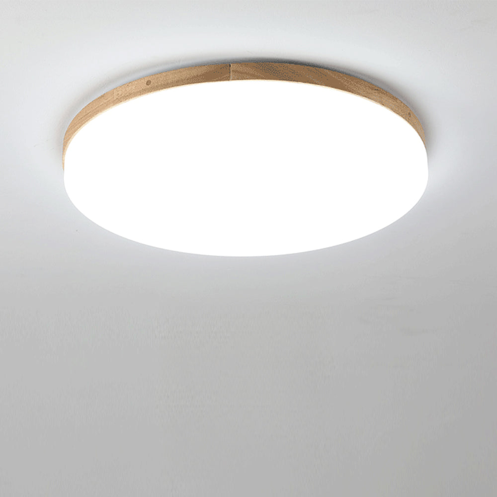 Plafonnier LED Rond Simple en Acrylique – Design Minimaliste et Économique