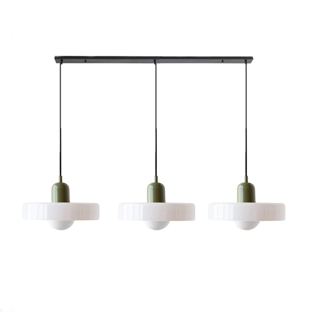 Suspension Simple Bauhaus en Verre – Design Élégant pour Cuisine, Salle à Manger et Salon