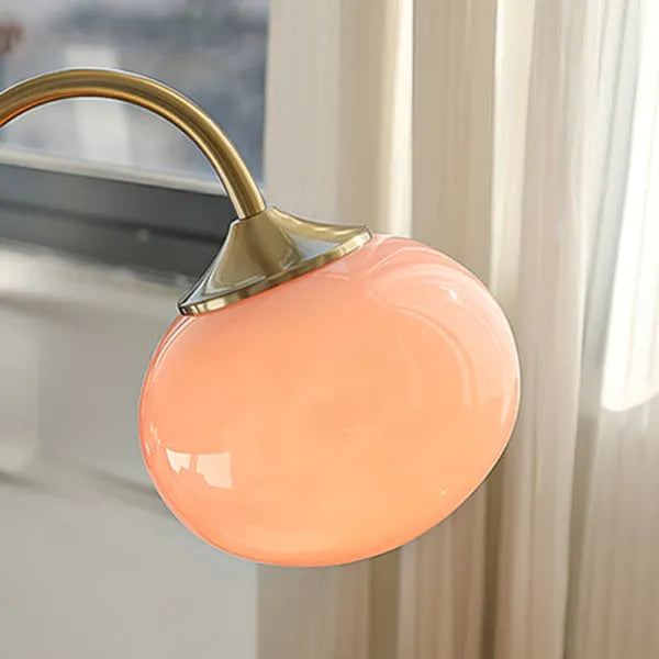 Lampe de Table Marshmallow - Design Moderne en Métal et Verre avec Éclairage Doux