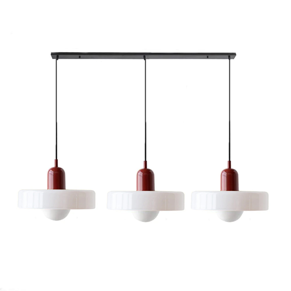 Suspension Simple Bauhaus en Verre – Design Élégant pour Cuisine, Salle à Manger et Salon