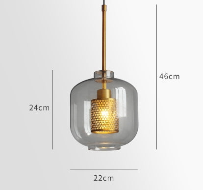 Suspension en Verre Savannah – Lampe Pendante LED Moderne pour Intérieur