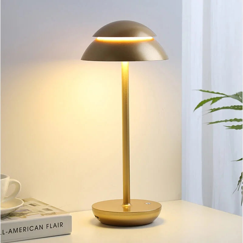 Luminous Prestige – Lampe de Table Rechargeable Sans Fil, Design Minimaliste Scandinave, Dimmable LED