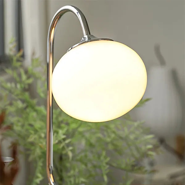 Lampe de Table Marshmallow - Design Moderne en Métal et Verre avec Éclairage Doux