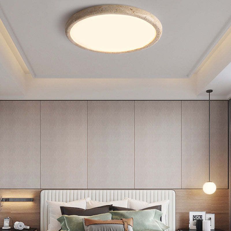 Plafonnier LED en Pierre Naturelle – Éclairage Élégant et Chaleureux pour Salon et Chambre