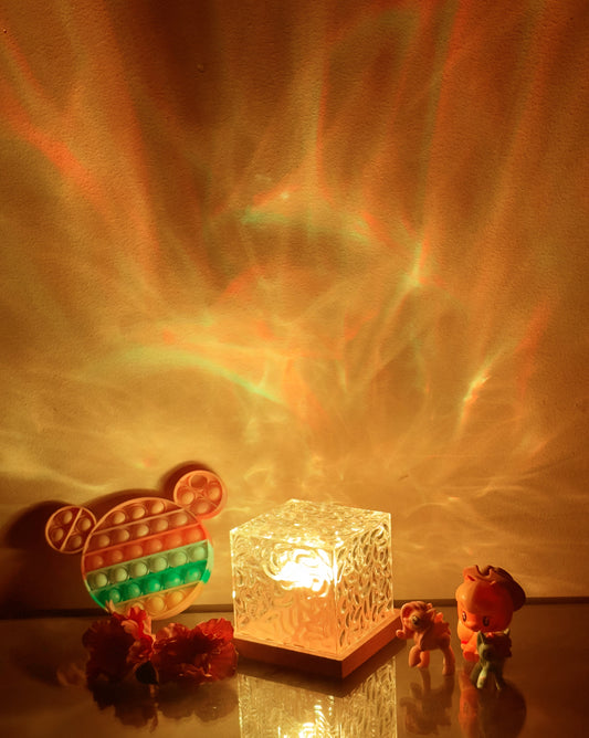 Qrismora Lampe – Créez une Atmosphère Magique Inspirée par les Aurores Boréales