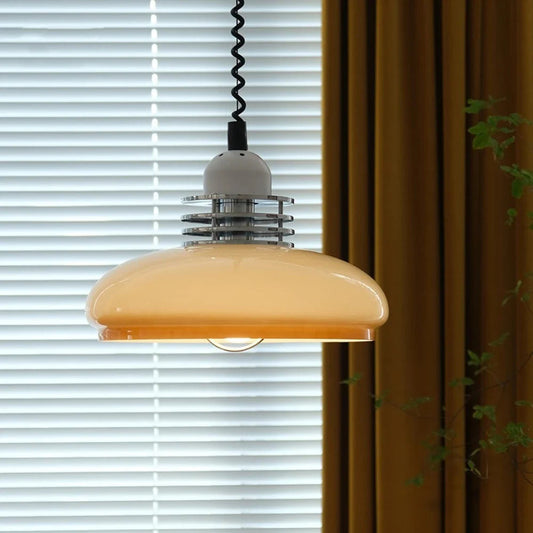 Lampe Pendante Bauhaus - Design Moderne en Verre avec Suspension Ajustable