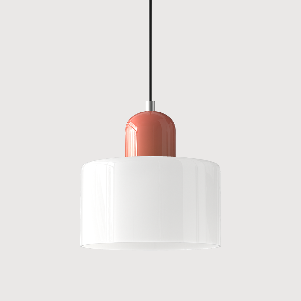 Lampe Pendante Bauhaus en Verre - Design Élégant avec Suspension Ajustable