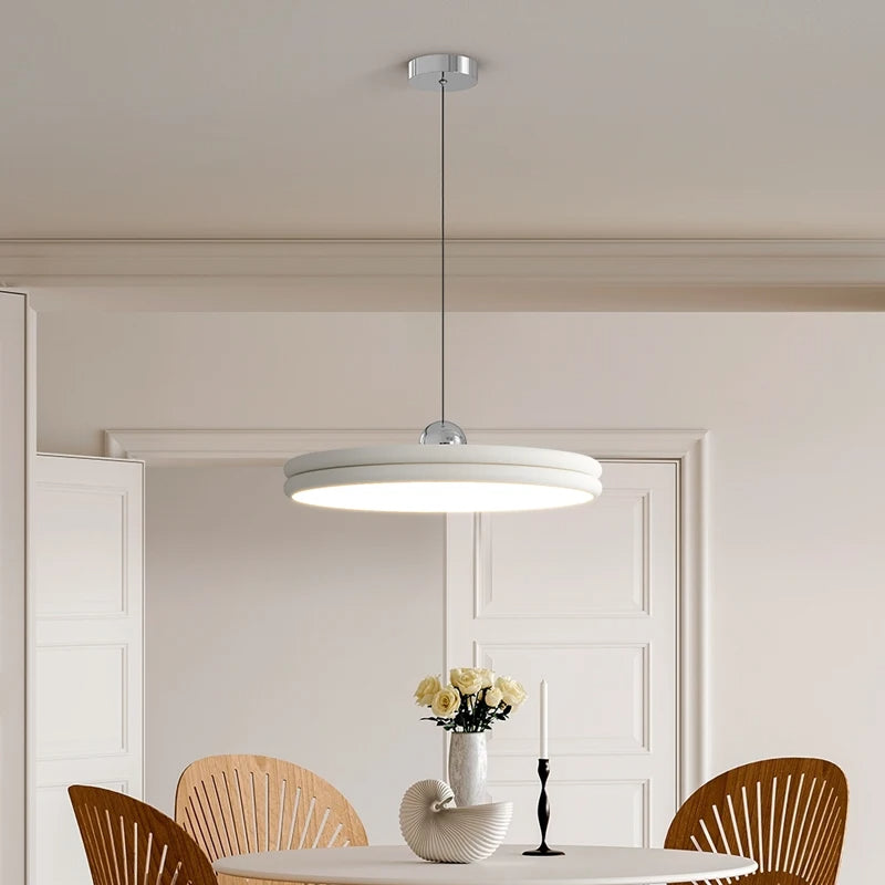 Suspension Moderne LED avec Dimmable et Longueur de Câble Ajustable - Lampe Pendante en Métal et Acrylique