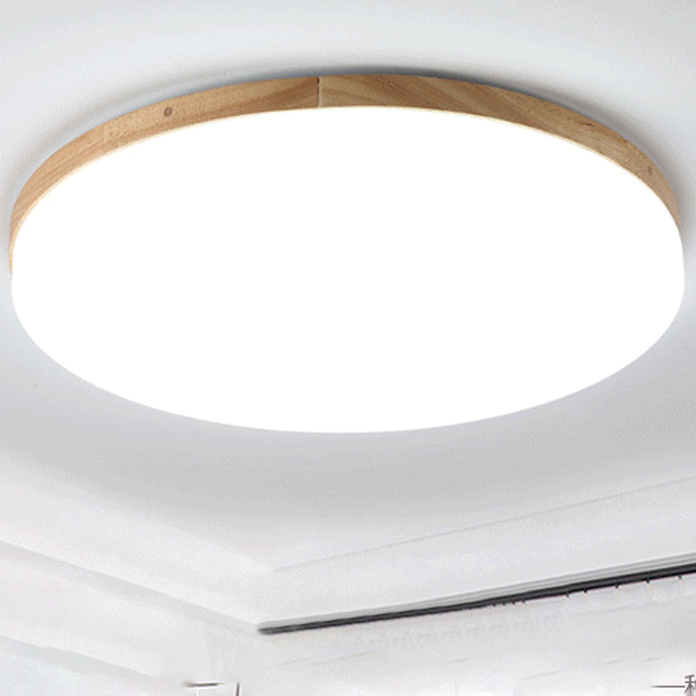 Plafonnier LED Rond Simple en Acrylique – Design Minimaliste et Économique