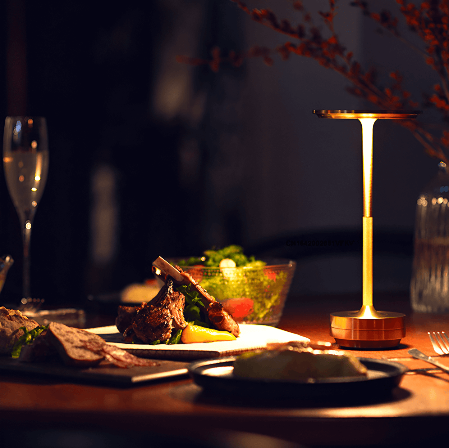 Lampe AmbiGlow - Éclairage Sans Fil Rechargeable, Ambiance Élégante et Moderne pour Intérieur et Extérieur