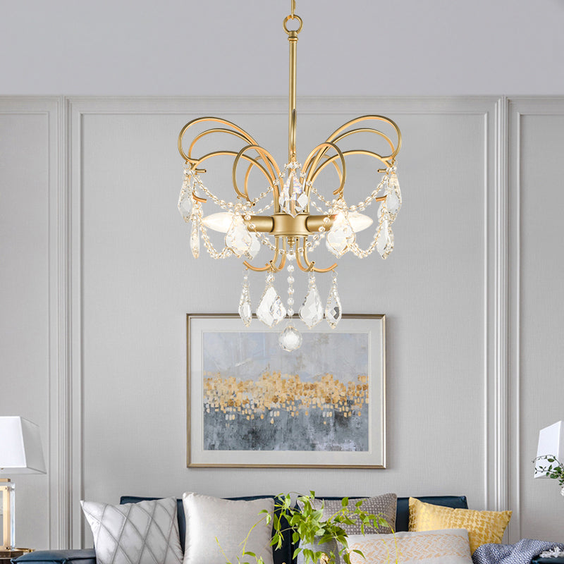 Chandelier Papillon pour Salon – Élégance Unique et Raffinée