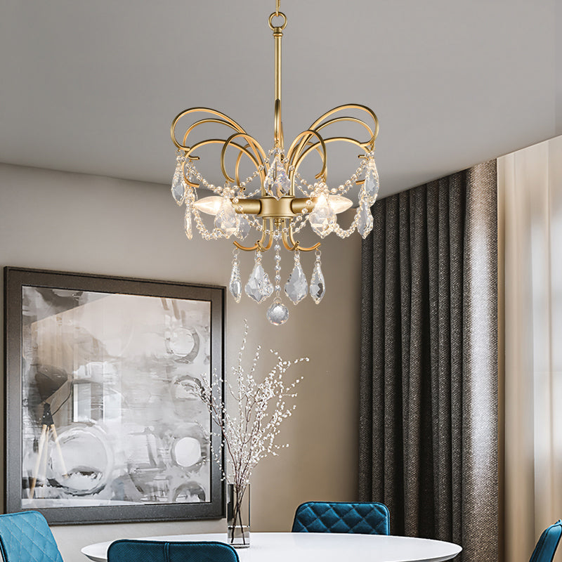 Chandelier Papillon pour Salon – Élégance Unique et Raffinée