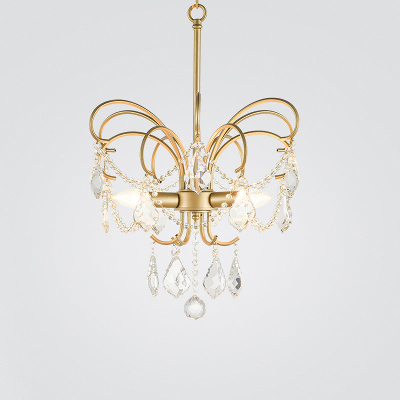 Chandelier Papillon pour Salon – Élégance Unique et Raffinée