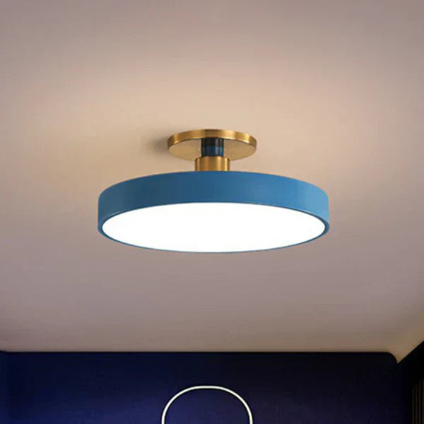 Plafonnier LED Rond au Design Minimaliste - Éclairage Moderne et Élégant pour Chambre