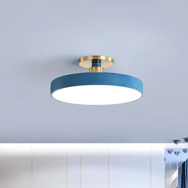 Plafonnier LED Rond au Design Minimaliste - Éclairage Moderne et Élégant pour Chambre