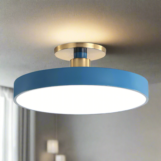 Plafonnier LED Rond au Design Minimaliste - Éclairage Moderne et Élégant pour Chambre