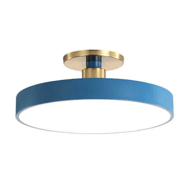 Plafonnier LED Rond au Design Minimaliste - Éclairage Moderne et Élégant pour Chambre