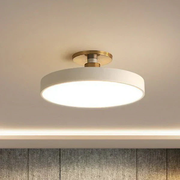 Plafonnier LED Rond au Design Minimaliste - Éclairage Moderne et Élégant pour Chambre
