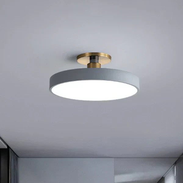 Plafonnier LED Rond au Design Minimaliste - Éclairage Moderne et Élégant pour Chambre
