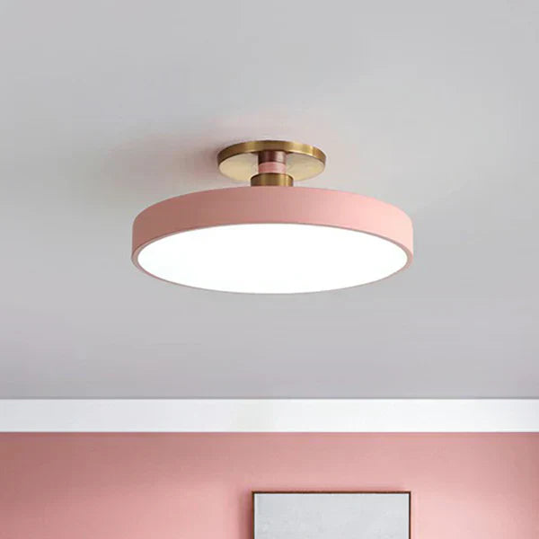 Plafonnier LED Rond au Design Minimaliste - Éclairage Moderne et Élégant pour Chambre