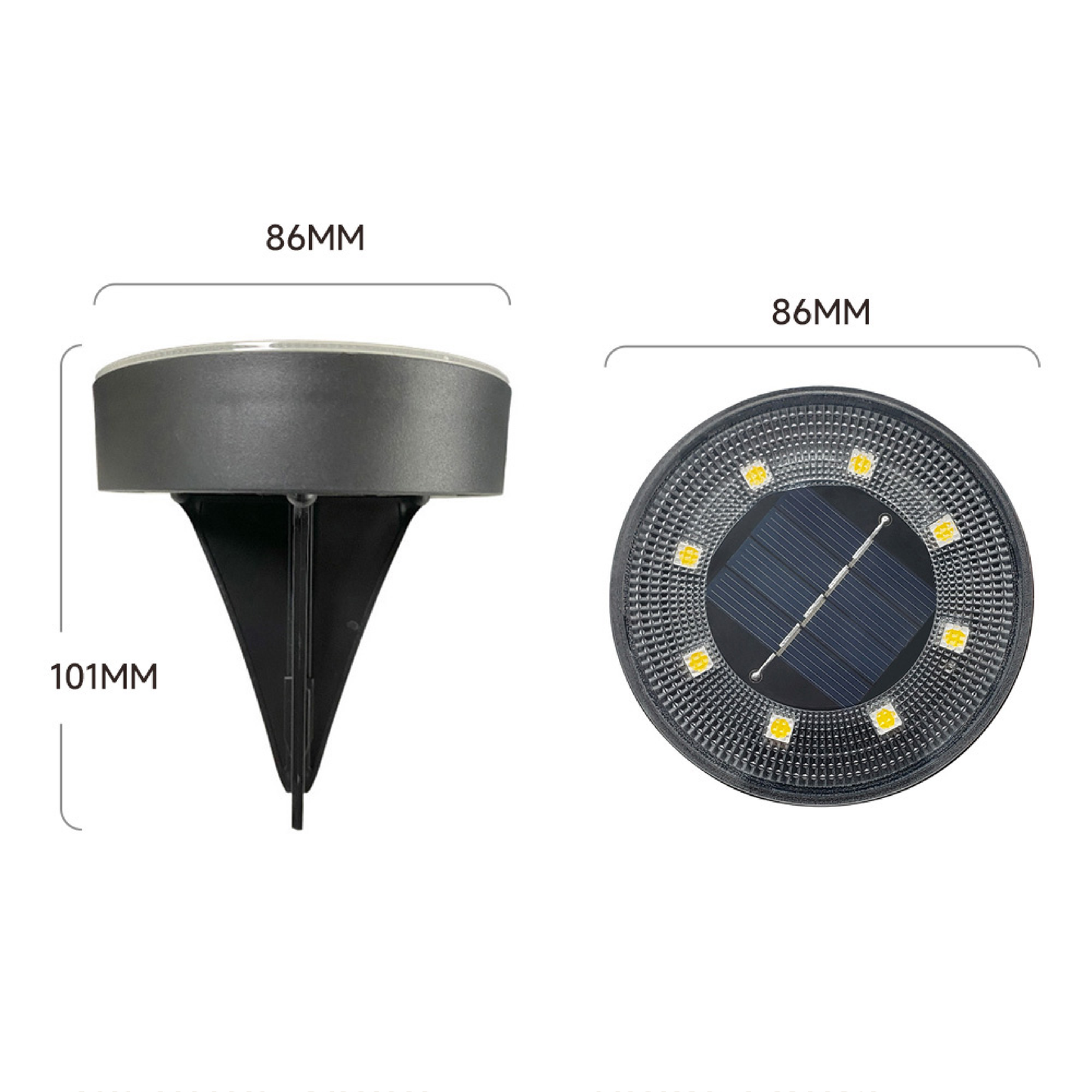 Lumières de Jardin Solaires LED Deluxe - Éclairage Extérieur Écologique et Économique