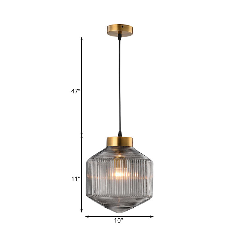 Suspension Moderne Drum en Verre - Éclairage Élégant et Raffiné pour Salon et Salle à Manger
