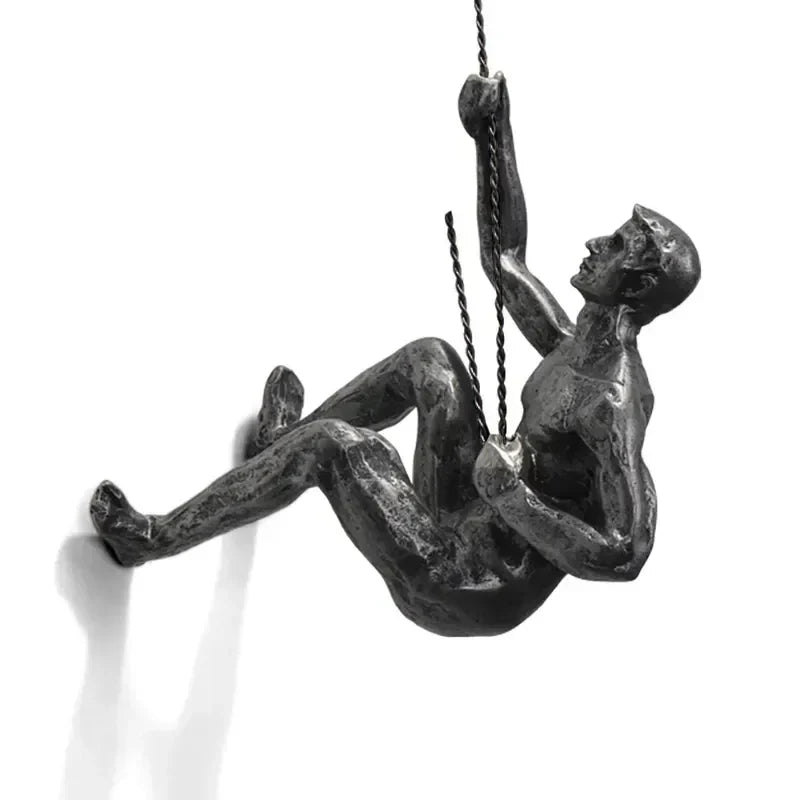 Ascendant | Ensemble de décoration murale homme grimpant créatif