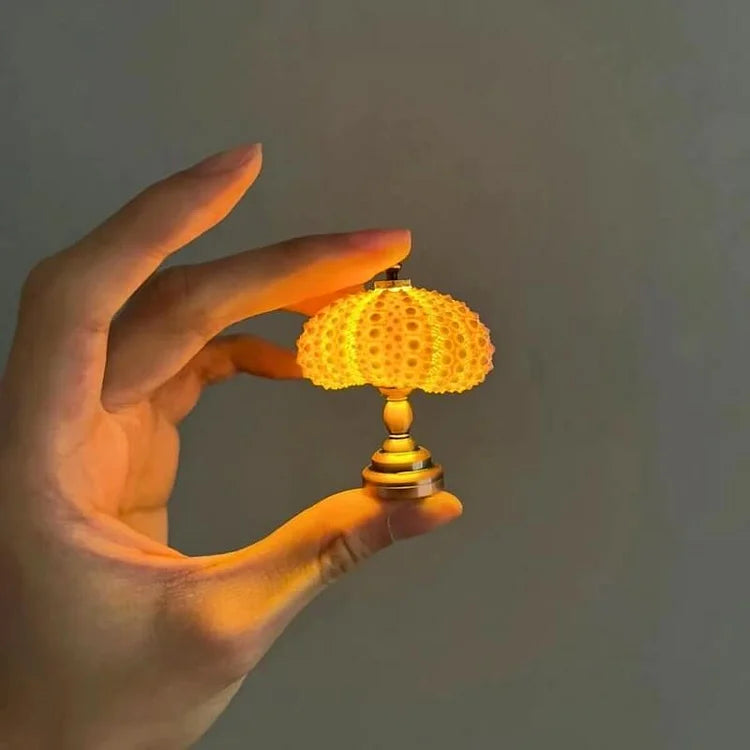 Lampe de Nuit DIY Oursin – Créativité Pratique et Ambiance Vintage
