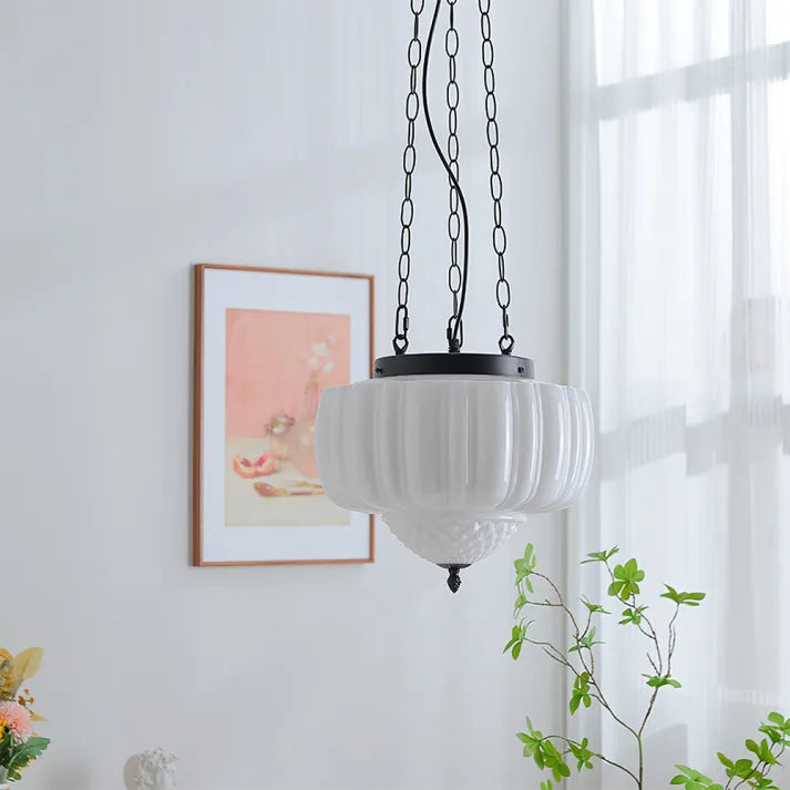 Suspension Minimaliste Blanche Moderne – Élégance Contemporaine