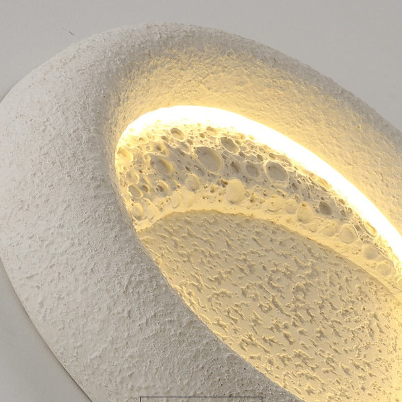 Lampe Murale Moderne Luxe Circulaire en Résine - Éclairage Élégant pour Hôtel et Salon