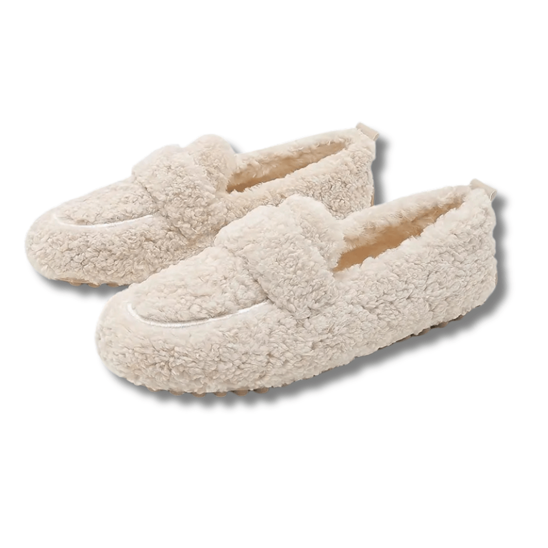 Chaussons DouceMarche – Mocassins d’Intérieur en Peluche, Confort Moelleux et Chaleur Douillette