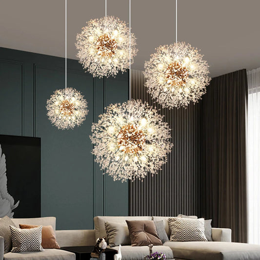 Chandelier LED Cristal Luxe - Design Moderne en Métal Chromé, LED G9, Élégant et Raffiné