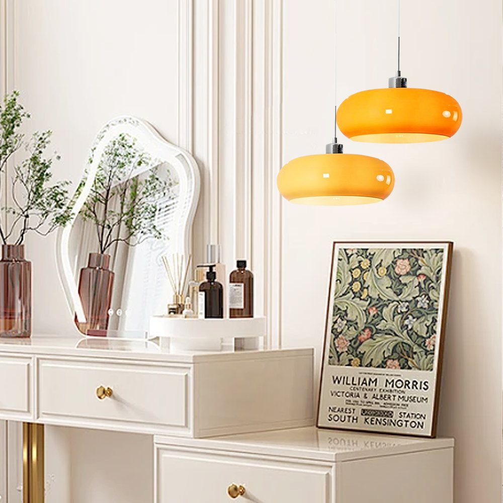 Suspension en Verre Style Bauhaus Kieran - Design Élégant et Intemporel